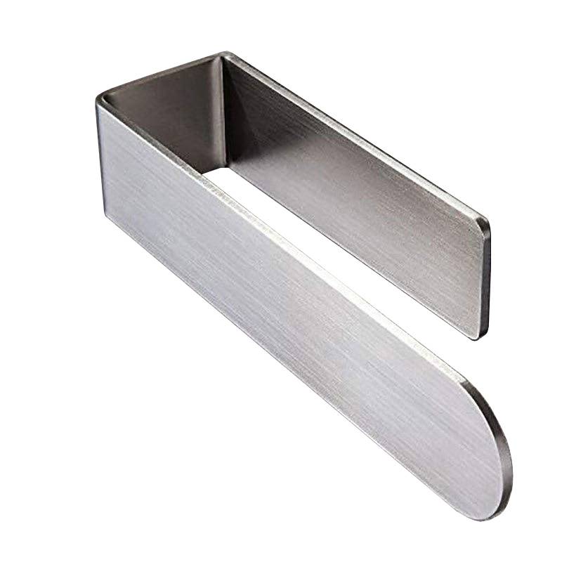 304 Stainless Steel Self Adhesive Towel Holder No Drill U Shaped Towel Bar Thickness 3mm Towel Rail